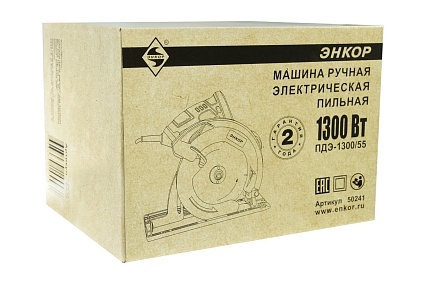 Дисковая пила Энкор ПДЭ-1300/55 50241