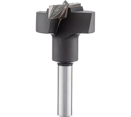 Сверло чашечное для фрезера D35x30 мм, L60. хвостовик 12 мм, круглый Dimar 2034519