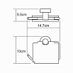 Держатель туалетной бумаги WasserKRAFT Isen K-4025