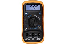 Цифровой мультиметр TopAuto в защитном чехле, звуковая прозвонка цепи, подсветка DT830L