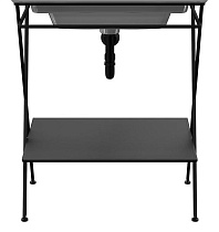 Металлическая консоль Kerama Marazzi Piano Next PIA.N.65\BLK 65 см черный матовый