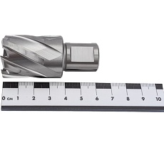 Сверло корончатое HSS по металлу (28х30/63 мм; Weldon 19) D.BOR CD-HSS-030-028-W