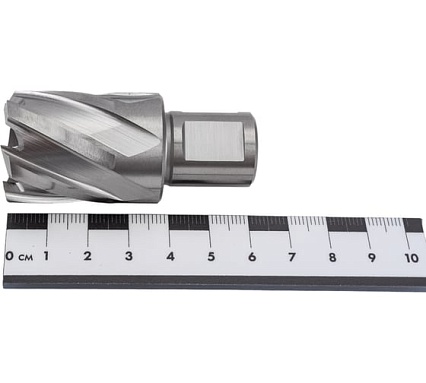 Сверло корончатое HSS по металлу (28х30/63 мм; Weldon 19) D.BOR CD-HSS-030-028-W