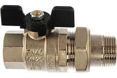 Шаровой полнопроходной кран с американкой STOUT ВН 1 SVB-0007-000025 RG008Q0FBG9M1V