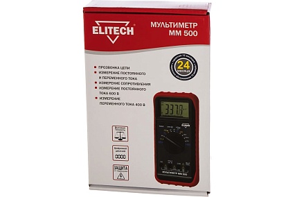 Мультиметр Elitech ММ 500