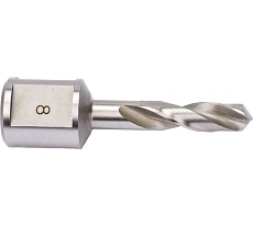 Сверло спиральное (8 мм; Weldon 19; HSS) Euroboor SSPI.08