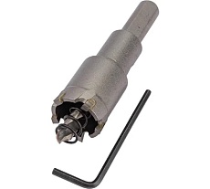 Коронка по металлу твердосплавная 25 мм стандарт HM/TCT Diamond Industrial DIDHM25