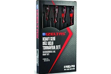 Набор отверток IZELTAS KRAFT с прямым шлицем, 8 предметов 4100008108