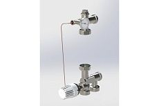 Смесительный узел без насоса Emmeti соед. на 1&quot;(межос. 21см) (соед.с нас.1&quot;) tm3-c (италия) 28132600