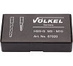 Набор метчиков для шуруповерта VOLKEL M3-M10 HSS-G (+ сверла) 13пр V67020