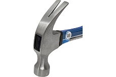 Кованый молоток-гвоздодер Toolberg фибергласовая обрезиненная ручка, 450 г 90002912647