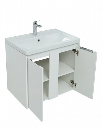 Мебель для ванной Aquanet Клио 70 см белый глянец