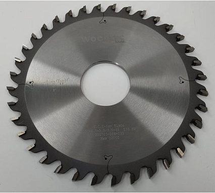 Пила подрезная коническая 180x4.7-5.9/3.6x45 мм, Z36 Woodtec ВИ 337386
