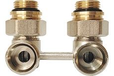 Узел подключения радиатора Unipak h-образный arrowhead element, угловой, 3/4&quot;- 1/2&quot; 216132