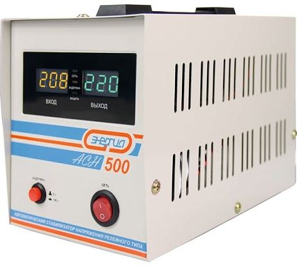 Стабилизатор с цифровым дисплеем Энергия АСН-500 Е0101-0112