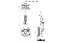 Шлифователь по штукатурке Metabo RFEV 19-125 RT 603826720