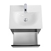 Тумба с раковиной BelBagno Marino-Cer-Mini 50 см Nero Lucido