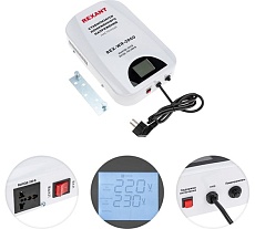 Настенный стабилизатор пониженного напряжения Rexant REX-WR-2000 11-5044