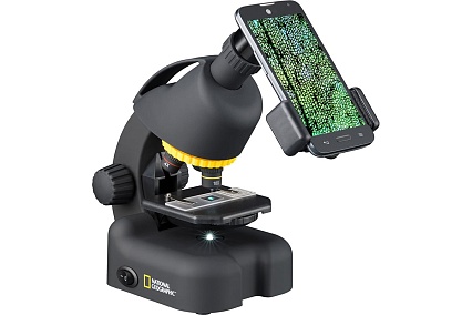 Микроскоп Bresser National Geographic 40–640x, с адаптером для смартфона 69364