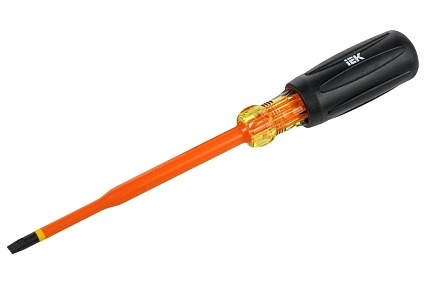 Отвертка IEK Arma2l 5 диэлектрическая slim sl5,5x125 т3 A2L5-SC31-T3-SL-55-125