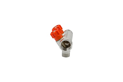 Коллектор VRT 3/4"x1/2", с регулировочными вентилями, 2 выхода 524076