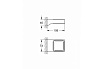 Держатель Grohe Selection Cube 40865000