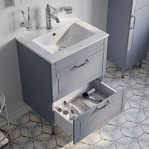 Мебель для ванной Iddis Oxford 60 см светло-серый