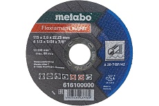 Круг отрезной Flexiamant super (115x22,2 мм, универсальный) Metabo 616100000
