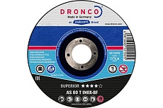 Диск отрезной по нержавейке Superior AS60T INOX (125x1x22.23 мм) DRONCO 1121240100