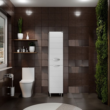 Шкаф пенал Санта Родос 40 см напольный 506004