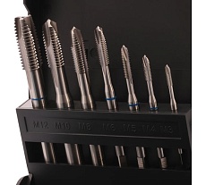Набор машинных метчиков VOLKEL M3-M12 HSSE DIN371/376 (B/4-5P) 7 предметов V47854