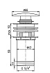 Донный клапан для раковины Rav Slezak MD0484SM