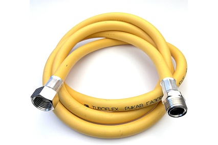 Газовый шланг TUBOFLEX 1/2 ВР/НР, 1 м, желтый 4828544