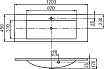 Раковина Акватон Премьер М 120 см