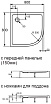 Поддон для душа Agger A01-080TCR/T 80x80 четверть круга