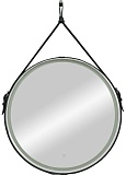 Зеркало Континент Millenium Black LED 65x65 см с подсветкой, прямым подключением ЗЛП2812