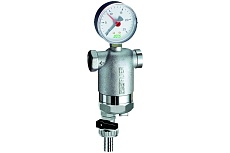 Фильтр FAR 100 мкм, с магнитными вставками, с манометром, Max: 95 C, 25 бар, 1/2&quot; ВР FA 39F8 12100