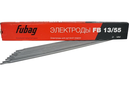 Электрод сварочный с основным покрытием FB 13/55 (0.9 кг; 4 мм) Fubag 38882