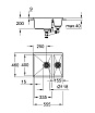 Кухонная мойка Grohe K500 31648AT0 55.5 см серый гранит