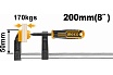 F-образная струбцина Ingco 50x200 мм HFC020502