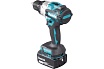 Ударная аккумуляторная дрель-шуруповерт Makita LXT BL 18 В, 13 мм, 125/65 Нм, 2x5.0 Ач, ЗУ, Makpac DHP486RTJ