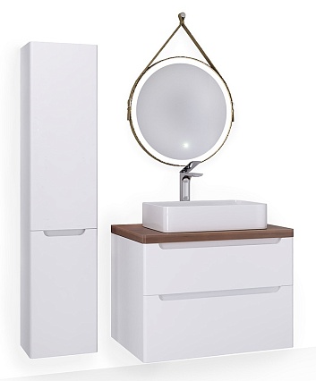 Мебель для ванной Jorno Wood 80 см