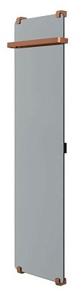 Полотенцесушитель электрический Allen Brau Infinity 160x44 см с рейлингом, медь браш, 00305015