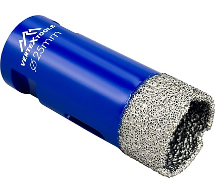 Коронка алмазная 25x35 мм для УШМ Vertextools 333-25-35