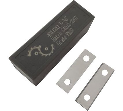 Нож сменный FHONK твердосплавный 40x12x1.5 стандарт HW 35º Z=2 NR (упаковка 10шт) 401215FK07-10