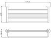 Полотенцедержатель Rav Slezak COA0704 64 см хром