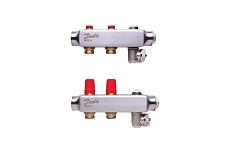 Коллекторы Danfoss SSM-2 для 2 контуров 088U0802