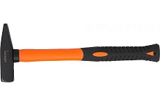 Слесарный молоток HORTZ 0.4 кг, квадратный боек, фибергласовая обрезиненная рукоятка 104349