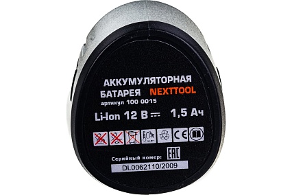 Батарея аккумуляторная BL (12V; Li-Ion; обойма) NextTool 1000015
