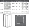 Душевой уголок Roltechnik Classic Line CS2 90x90 узорчатое стекло/белый профиль, квадратный